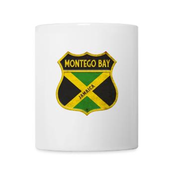 Montego Bay Jamaica Coat of Arms Flags Design - Mug - white - Front