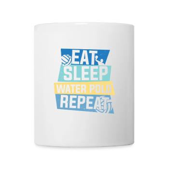 Water Polo Citation Manger Dormir Water Polo Répéter - Mug blanc - blanc - Devant