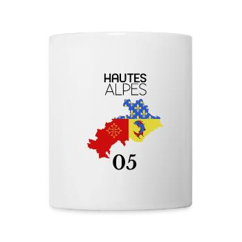 Hautes-alpes - Mug blanc - blanc - Devant