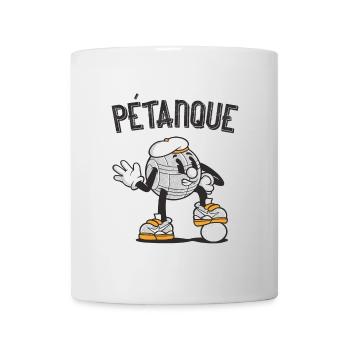 Tenue de pétanque boule pour boule bouler - Mug blanc - blanc - Devant