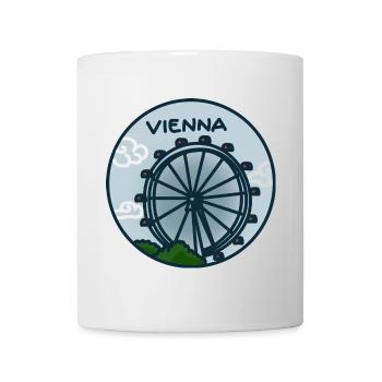 Riesenrad, Prater - Vienne, Autriche - Mug blanc - blanc - Devant