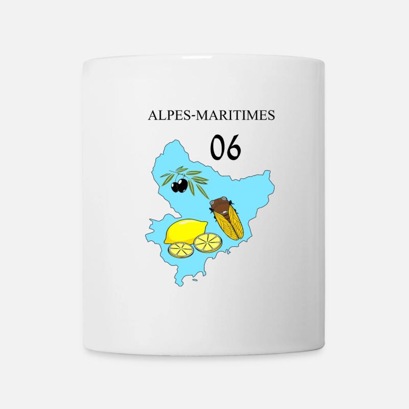 Alpes maritimes - Mug blanc - blanc