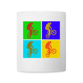 BMX Pop Art - Mug - white - Front