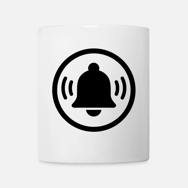 Klingelnde Alarmglocke - Tasse - Weiß