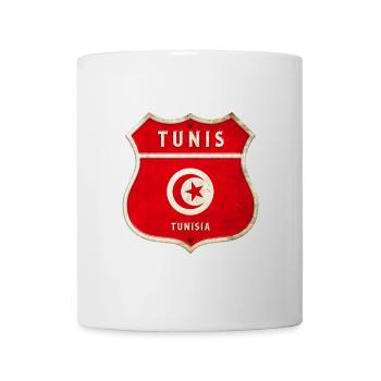 Tunis Tunisia Coat of Arms Flags Design - Mug - white - Front