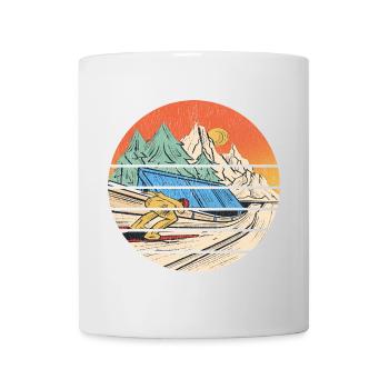 Ski Jumper Figure Ski Jumping Gift Ski Flying - Mug - white - Front
