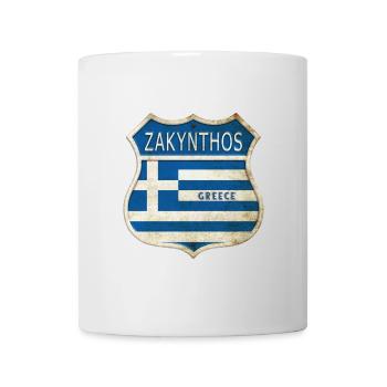 Zakynthos Greece Coat of Arms Flags Design - Mug - white - Front