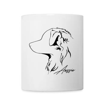 AUSSIE Chiens de berger australien Chien de troupeau Wilsigns - Mug blanc - blanc - Devant