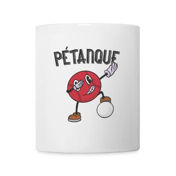 Tenue de pétanque boule pour boule bouler - Mug blanc - blanc - Devant
