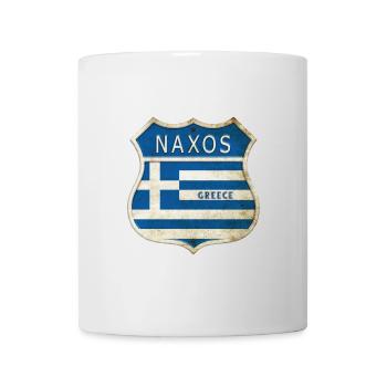 Naxos Greece Coat of Arms Flags Design - Mug - white - Front