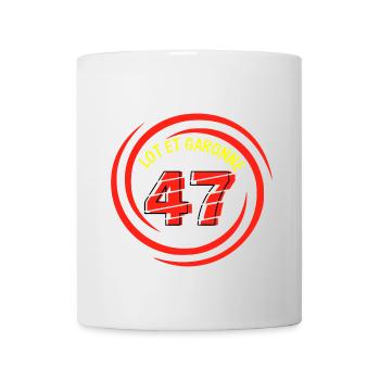 Lot et garonne - Mug blanc - blanc - Devant