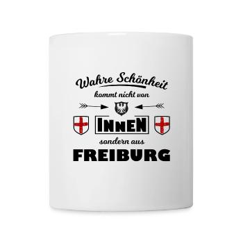 Freiburger im Breisgau - Tasse - Weiß - Vorne
