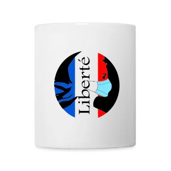 Liberté - Mug blanc - blanc - Devant