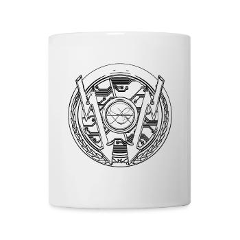 Handwerk Elektro Muster - Tasse - Weiß - Vorne