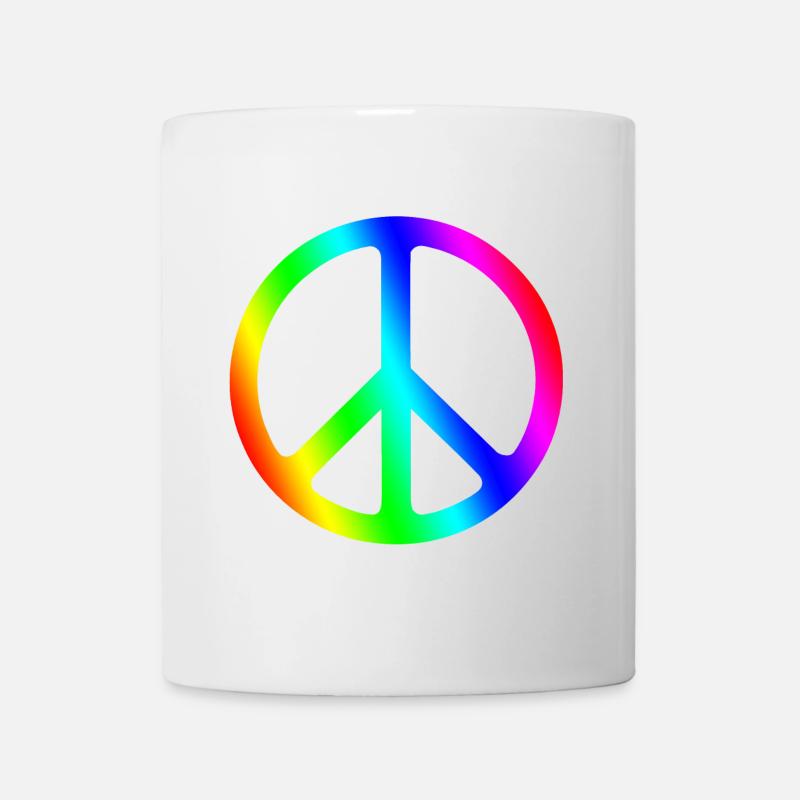 Paix - Pas de guerre - Mug blanc - blanc