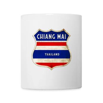 Chiang Mai Thailand Coat of Arms Flags Design - Mug - white - Front