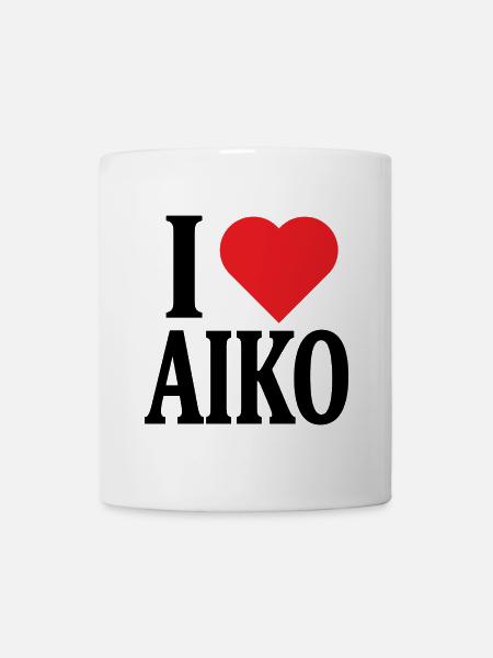 T-shirt J’adore Aiko t-shirt idée cadeau - Mug blanc - blanc