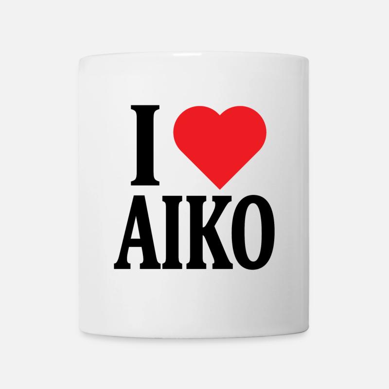 T-shirt J’adore Aiko t-shirt idée cadeau - Mug blanc - blanc