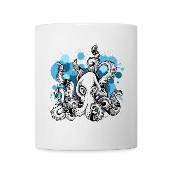 Kraken | | de poulpe | maritime Aventure - Mug blanc - blanc - Devant