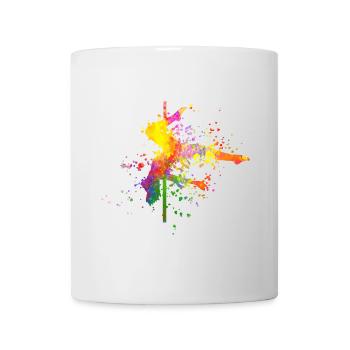 Pole Dance Fitness Color Splash Pole Dance - Mug - white - Front