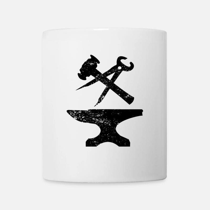 Schmied - Tasse - Weiß