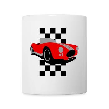 Roadster classique rouge Shelby Cobra - Mug blanc - blanc - Devant