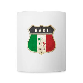 Bari Italien Wappen Flaggen Design - Tasse - Weiß - Vorne