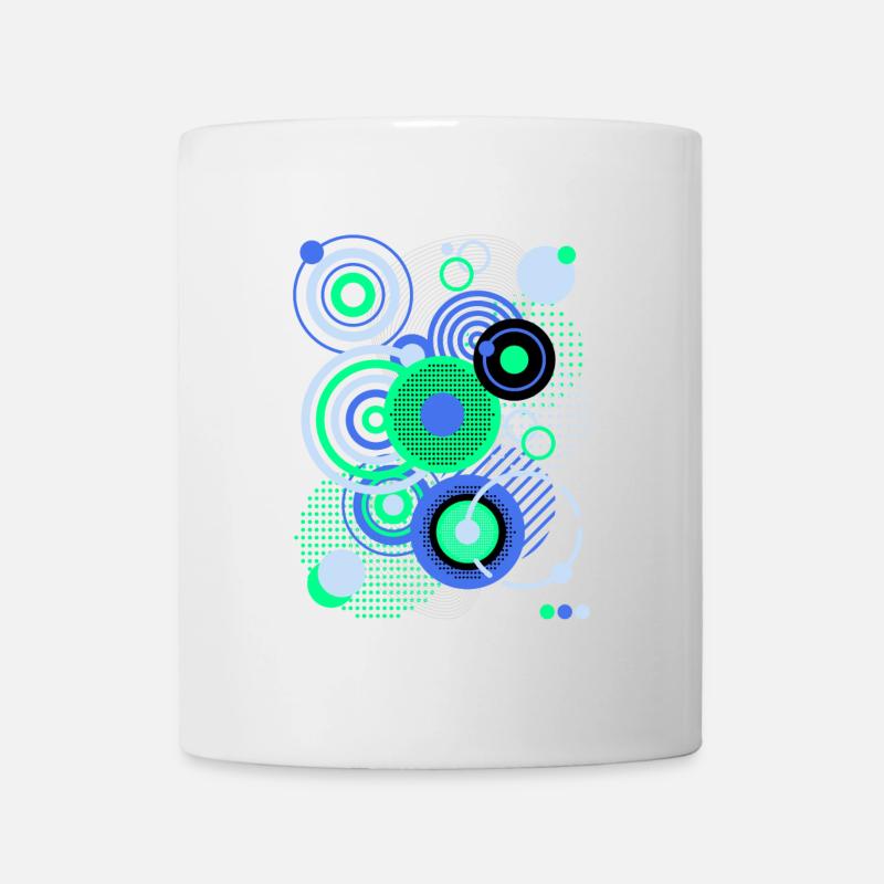 Muster Bunt Illustration Abstrakte Kunst Kreativ - Tasse - Weiß