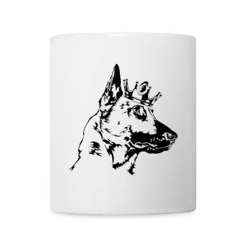 MALINOIS Crown Dogs Chien Wilsigns - Mug blanc - blanc - Devant