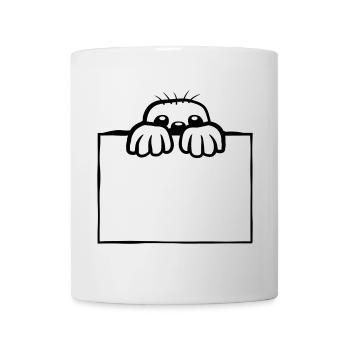 Shield Mole Design - Mug - white - Front