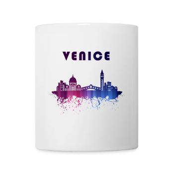 Venice skyline splash design. - Mug - white - Front