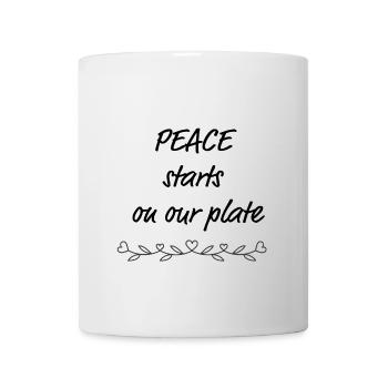Végétalien - Mug blanc - blanc - Devant