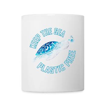 Tie Dye Sea Turtle Skip a Straw Save A Turtle - Mug - white - Front