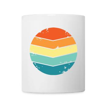 Retro Symbol Circle Circle Symbols Vintage Icon - Mug - white - Front
