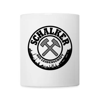 Gelsenkirchen Schalke Leidenschaft Farbe änderbar - Tasse - Weiß - Vorne