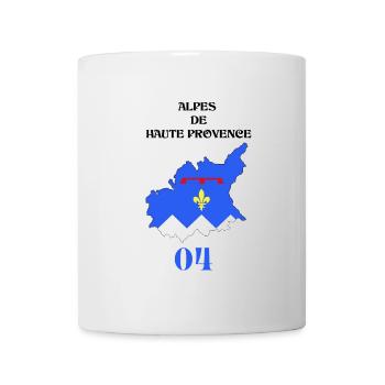 Alpes de haute provence - Mug blanc - blanc - Devant