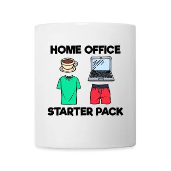 Laptop Kaffee Job Home Office Statement Wfh - Tasse - Weiß - Vorne