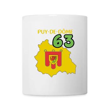 Puy de Dôme - Mug blanc - blanc - Devant