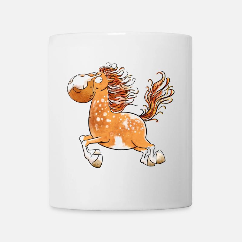 Flottes Pferd I Pferdemotiv Fun - Tasse - Weiß