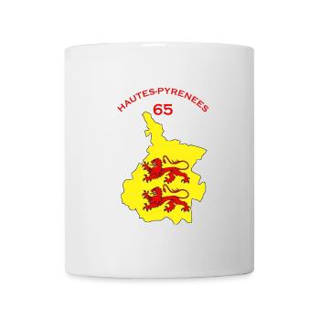 Hautes-pyrénées - Tasse - Weiß - Vorne