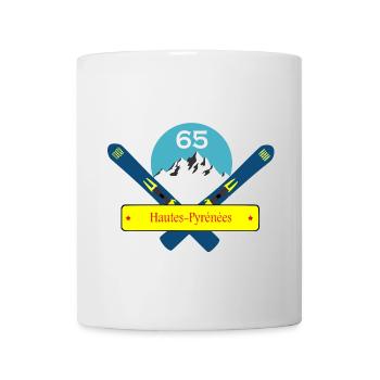 Hautes-pyrénées - Mug blanc - blanc - Devant
