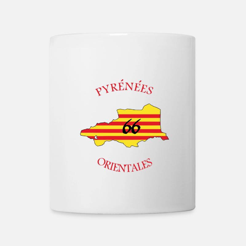Pyrénées orientales - Mug blanc - blanc