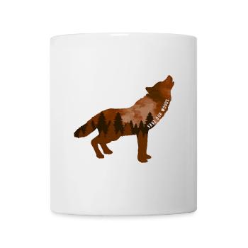 Klimawandel Umweltschutz Wolf Nachhaltig - Tasse - Weiß - Vorne