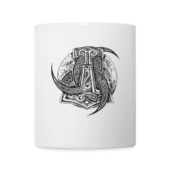 Thorhammer Compass Moon - Mug - white - Front