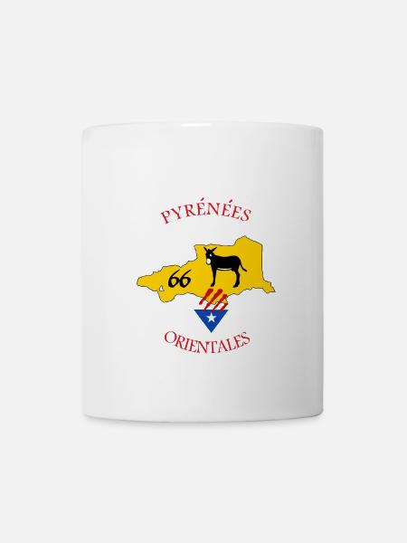 Pyrénées orientales - Mug blanc - blanc