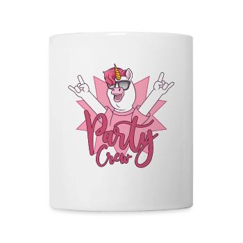 Party Crew Einhorn - Tasse - Weiß - Vorne