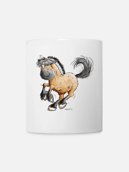 Drolliger Norweger I Fjordpferd I Fjordpferde - Mug blanc - blanc