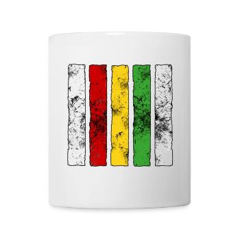Reggae Zeichen - Tasse - Weiß - Vorne