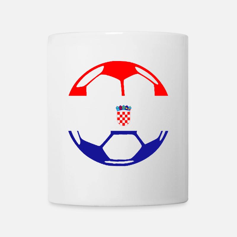 ballCROATIA - Tasse - Weiß