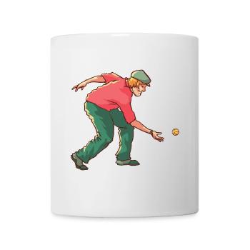 Tenue de pétanque boule pour boule bouler - Mug blanc - blanc - Devant